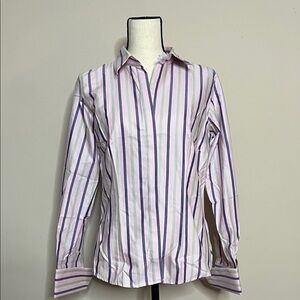 🎟️🏳️⚧️NWT Striped Men's Shirt - Pink and Blue